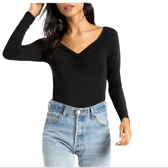 NWT N:Philanthropy Harriett Ruched Shirt - Picture 3 of 4